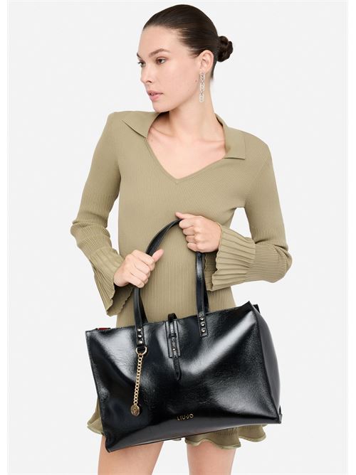 Large glossy tote bag Liu Jo | AF5024E0452.22222